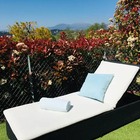Luxury Flat Panoramic View - Swimming Pool - Parking - Terrace * Nizza